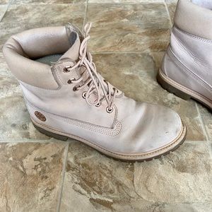Women’s Blush Timberland Boots Size 9